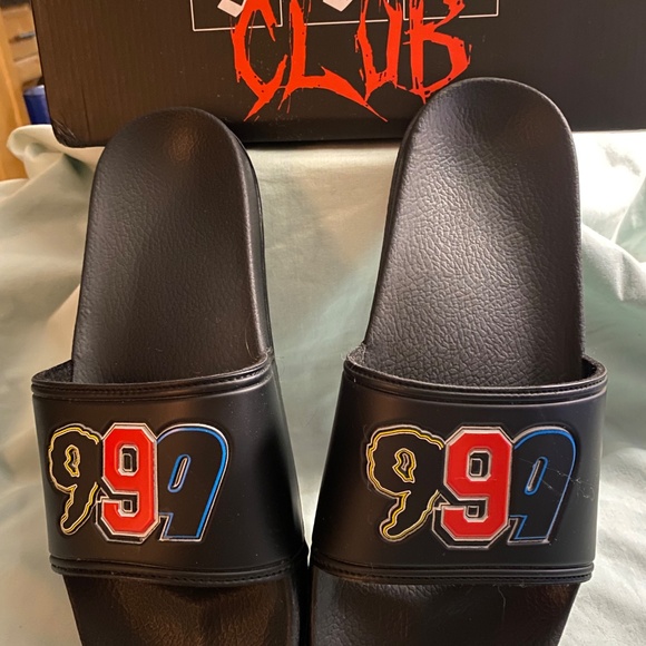 New 999 Juice WRLD Slides with original damaged box Size US 10.5 main image 7